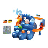 Maxbell Race Track Car Toy Rail Train Toy Vehicle Puzzle Car Track Playsets for Kids 6 Cars Route Paper