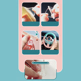 Maxbell Simulation Steering Wheel Toy Kids Sound Toy for Kids Boys Girls Age 3 4 5 6 Pink