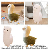 Maxbell Alpaca Stuffed Animals Ornament Companions Toy Children's Toy Plush Toy Doll White 35cm