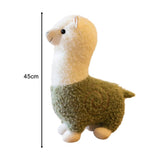 Maxbell Alpaca Stuffed Animals Ornament Companions Toy Children's Toy Plush Toy Doll Green 45cm
