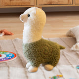 Maxbell Alpaca Stuffed Animals Ornament Companions Toy Children's Toy Plush Toy Doll Green 65cm