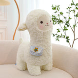 Maxbell Alpaca Stuffed Animals Doll Bedtime Sleep for Livingroom Preschool Festivals 35cm
