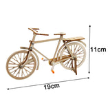 Maxbell Mini Bike Model Kits Educational Toy Wood Puzzle for Students Preschool Kids