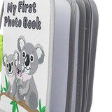 Maxbell Baby Photo Album Soft 4x6" Photo Album for Baby for Children Baby Showe Kids grey