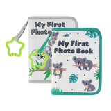 Maxbell Baby Photo Album Soft 4x6" Photo Album for Baby for Children Baby Showe Kids grey