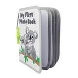 Maxbell Baby Photo Album Soft 4x6" Photo Album for Baby for Children Baby Showe Kids grey