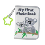 Maxbell Baby Photo Album Soft 4x6" Photo Album for Baby for Children Baby Showe Kids grey