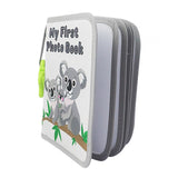 Maxbell Baby Photo Album Soft 4x6" Photo Album for Baby for Children Baby Showe Kids grey