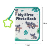 Maxbell Baby Photo Album Soft 4x6" Photo Album for Baby for Children Baby Showe Kids green