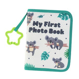 Maxbell Baby Photo Album Soft 4x6" Photo Album for Baby for Children Baby Showe Kids green
