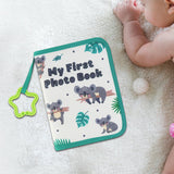 Maxbell Baby Photo Album Soft 4x6" Photo Album for Baby for Children Baby Showe Kids green
