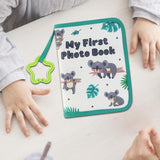Maxbell Baby Photo Album Soft 4x6" Photo Album for Baby for Children Baby Showe Kids green