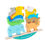 Maxbell Wood Blocks Balance Game Recognition Toy Educational Toy Wooden Stacking Toy