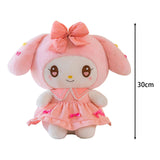 Maxbell Anime Plush Doll Cute Throw Pillow 30Cm Soft Toy for Festivals Holiday Girls Boys melody pink