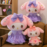 Maxbell Anime Plush Doll Cute Throw Pillow 30Cm Soft Toy for Festivals Holiday Girls Boys melody pink