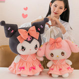 Maxbell Anime Plush Doll Cute Throw Pillow 30Cm Soft Toy for Festivals Holiday Girls Boys melody pink