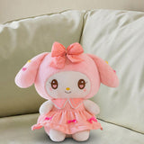 Maxbell Anime Plush Doll Cute Throw Pillow 30Cm Soft Toy for Festivals Holiday Girls Boys melody pink
