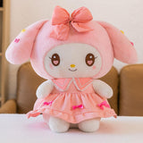 Maxbell Anime Plush Doll Cute Throw Pillow 30Cm Soft Toy for Festivals Holiday Girls Boys melody pink