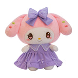 Maxbell Anime Plush Doll Cute Throw Pillow 30Cm Soft Toy for Festivals Holiday Girls Boys melody violet