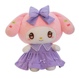Maxbell Anime Plush Doll Cute Throw Pillow 30Cm Soft Toy for Festivals Holiday Girls Boys melody violet
