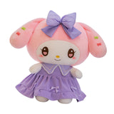 Maxbell Anime Plush Doll Cute Throw Pillow 30Cm Soft Toy for Festivals Holiday Girls Boys melody violet