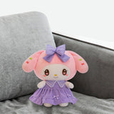 Maxbell Anime Plush Doll Cute Throw Pillow 30Cm Soft Toy for Festivals Holiday Girls Boys melody violet