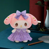 Maxbell Anime Plush Doll Cute Throw Pillow 30Cm Soft Toy for Festivals Holiday Girls Boys melody violet
