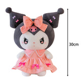 Maxbell Anime Plush Doll Cute Throw Pillow 30Cm Soft Toy for Festivals Holiday Girls Boys kuromi pink
