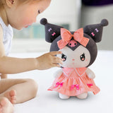 Maxbell Anime Plush Doll Cute Throw Pillow 30Cm Soft Toy for Festivals Holiday Girls Boys kuromi pink