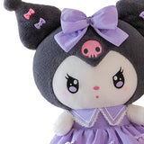Maxbell Anime Plush Doll Cute Throw Pillow 30Cm Soft Toy for Festivals Holiday Girls Boys kuromi violet