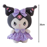 Maxbell Anime Plush Doll Cute Throw Pillow 30Cm Soft Toy for Festivals Holiday Girls Boys kuromi violet