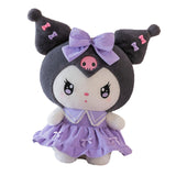 Maxbell Anime Plush Doll Cute Throw Pillow 30Cm Soft Toy for Festivals Holiday Girls Boys kuromi violet