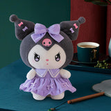 Maxbell Anime Plush Doll Cute Throw Pillow 30Cm Soft Toy for Festivals Holiday Girls Boys kuromi violet