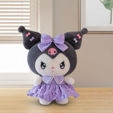 Maxbell Anime Plush Doll Cute Throw Pillow 30Cm Soft Toy for Festivals Holiday Girls Boys kuromi violet