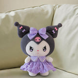 Maxbell Anime Plush Doll Cute Throw Pillow 30Cm Soft Toy for Festivals Holiday Girls Boys kuromi violet