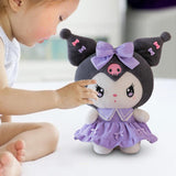 Maxbell Anime Plush Doll Cute Throw Pillow 30Cm Soft Toy for Festivals Holiday Girls Boys kuromi violet