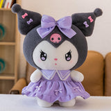 Maxbell Anime Plush Doll Cute Throw Pillow 30Cm Soft Toy for Festivals Holiday Girls Boys kuromi violet