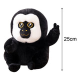 Maxbell Cartoon Stuffed White Face Monkey Toys Home Decorative for Teens Adults Kids 25cm