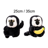Maxbell Cartoon Stuffed White Face Monkey Toys Home Decorative for Teens Adults Kids 25cm