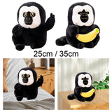 Maxbell Cartoon Stuffed White Face Monkey Toys Home Decorative for Teens Adults Kids 25cm