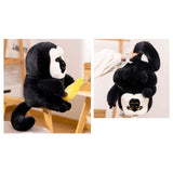 Maxbell Cartoon Stuffed White Face Monkey Toys Home Decorative for Teens Adults Kids 35cm