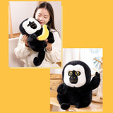 Maxbell Cartoon Stuffed White Face Monkey Toys Home Decorative for Teens Adults Kids 35cm