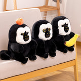 Maxbell Cartoon Stuffed White Face Monkey Toys Home Decorative for Teens Adults Kids 35cm