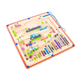 Maxbell Magnetic Maze Puzzle Learning Wooden Activity Puzzle for New Year Gifts Kids
