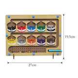 Maxbell Magnetic Maze Puzzle Game Counting Montessori Toys for Kids Kids Children