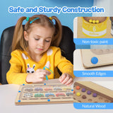 Maxbell Magnetic Maze Puzzle Game Counting Montessori Toys for Kids Kids Children