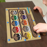Maxbell Magnetic Maze Puzzle Game Counting Montessori Toys for Kids Kids Children