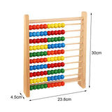 Maxbell Math Learning Toy 6 Row Wooden Abacus for Kids for Early Childhood Education