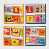 Maxbell Wooden Abacus Educational Spell Matching Letter Toy for Math Kids Baby Gifts