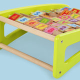 Maxbell Wooden Abacus Educational Spell Matching Letter Toy for Math Kids Baby Gifts